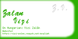 zalan vizi business card